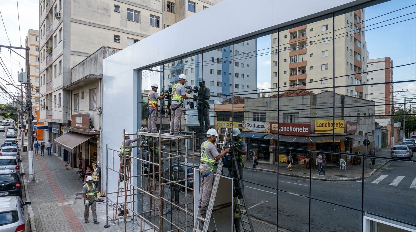 Fechamentos em Vidro em Indaiatuba‑SP