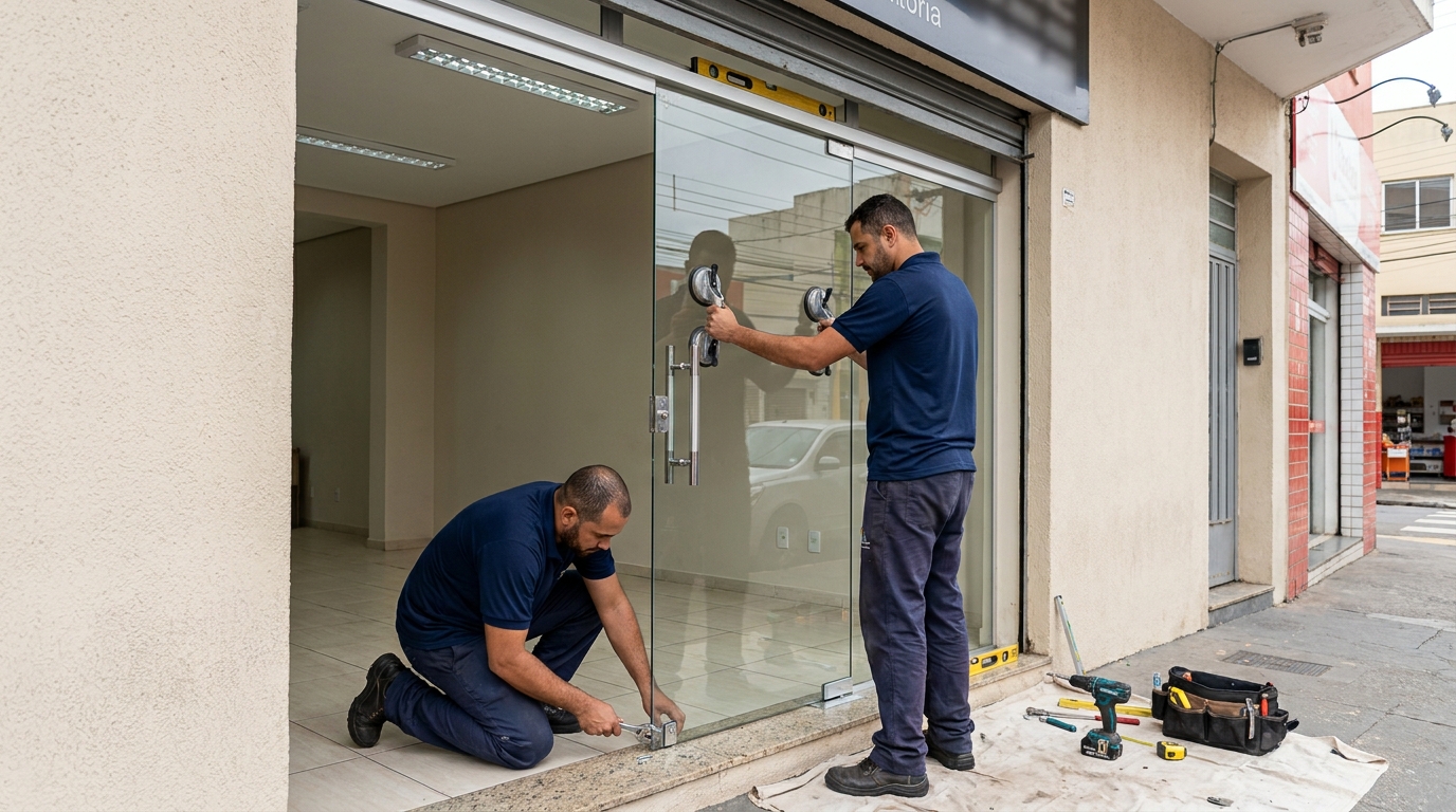 Portas Residenciais e Comerciais em Indaiatuba‑SP