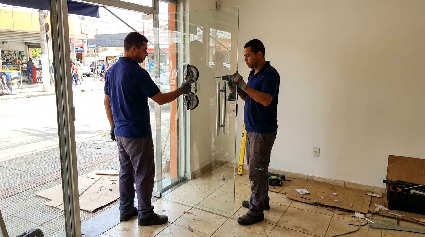 Portas em Vidro em Indaiatuba‑SP