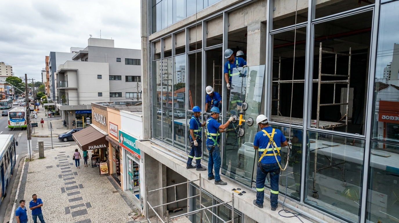 Fachada de Vidro em Indaiatuba‑SP
